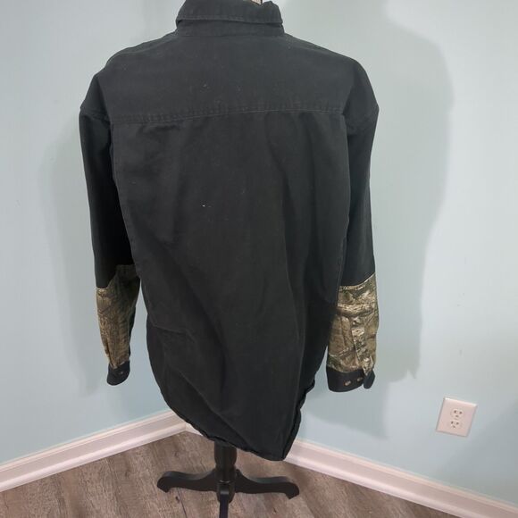 Vintage Redhead Shooting Shirt large Camo Quilted Patch Shoulder Cotton Hunting - Picture 2 of 6